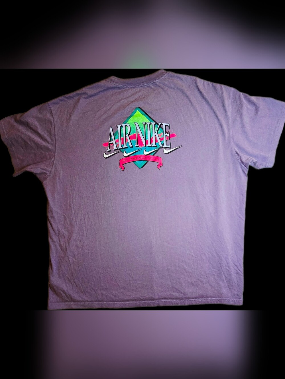 Nike Air NSW DNA Graphic Tee – Men's XXL – Purple Retro‎ Vintage 90s Style